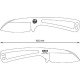 Nóż CRKT Ruger Cordite™: Compact R1301K