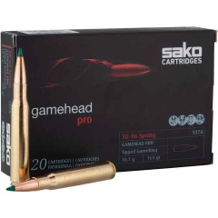 Amunicja SAKO Gamehead Pro 10.7G 30-06 Sprg