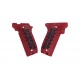 //HIVE BIRD G10 PANEL GRIPS  S&W22 VICTORY - RED WITH BLACK