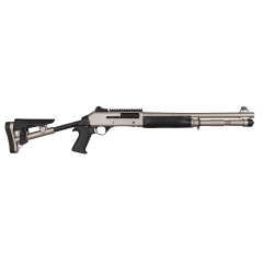 Strzelba samopowtarzalna Aksa S4 FX-06 Tactical Nickel kaliber 12/76