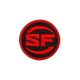 Naszywki Surefire SF-Logo-Patches Czerwono-czarna