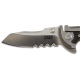 Nóż CRKT 5195 Graphite Folding Knife - Veff Flat Top Serrations